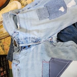 Polo Ralph Lauren Women's The Avery Boyfriend Patch Jeans Blue Sz 26R